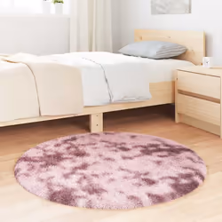 vidaXL Tappeto Shaggy a Pelo Lungo NAVARRA Rosa Antico 100x100cm - Vista aggiuntiva 3