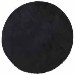 vidaXL Tappeto Shaggy a Pelo Lungo NAVARRA Nero 120x120 cm poliestere - Vista aggiuntiva 2
