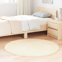Vidaxl - Tappeto Shaggy a Pelo Lungo navarra Crema 120x120 cm poliestere 400089