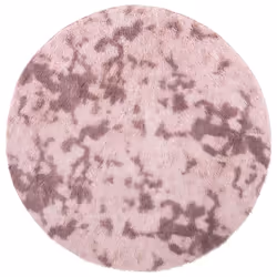 vidaXL Tappeto Shaggy a Pelo Lungo NAVARRA Rosa Antico 120x120cm - Vista aggiuntiva 2