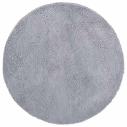 vidaXL Tappeto Shaggy a Pelo Lungo NAVARRA Grigio Chiaro 120x120 cm - Vista aggiuntiva 2