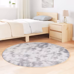 vidaXL Tappeto Shaggy a Pelo Lungo NAVARRA Grigio Argento 120x120cm - Vista aggiuntiva 3