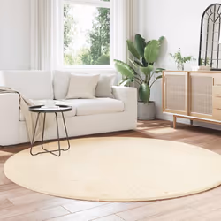 vidaXL Tappeto Shaggy a Pelo Lungo NAVARRA Crema 200x200 cm poliestere - Vista aggiuntiva 3