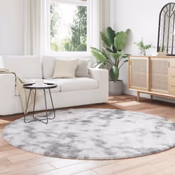 vidaXL Tappeto Shaggy a Pelo Lungo NAVARRA Grigio Argento 200x200cm - Vista aggiuntiva 3