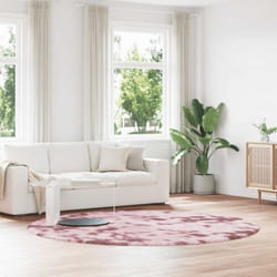 Vidaxl - Tappeto Shaggy a Pelo Lungo navarra Rosa Antico 240x240cm 256769