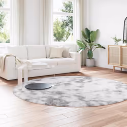 vidaXL Tappeto Shaggy a Pelo Lungo NAVARRA Grigio Argento 240x240cm - Vista aggiuntiva 3