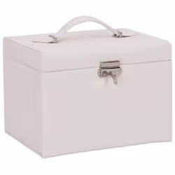 vidaXL Portagioie a 4 Strati con Specchio Bloccabile 22,5x17,5x16,5 cm - Vista aggiuntiva 2