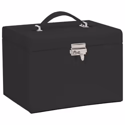 vidaXL Portagioie a 4 Strati con Specchio Bloccabile 22,5x17,5x16,5 cm - Vista aggiuntiva 2