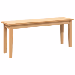 vidaXL Panca 110 cm in Legno Massello di Hevea - Vista aggiuntiva 2