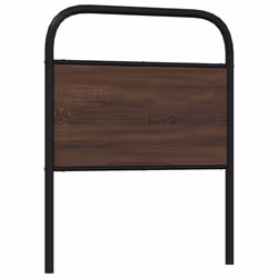 VidaXL 4100343 testiera e pedana Marrone, Quercia - Vista aggiuntiva 4