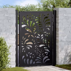 Questo cancello da giardino, caratterizzato da una perfetta combinazione di resistenza ed eleganza, è l'ingresso ideale per l ...