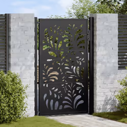 Questo cancello da giardino, caratterizzato da una perfetta combinazione di resistenza ed eleganza, è l'ingresso ideale per l ...