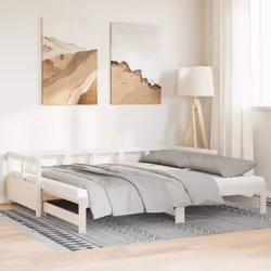 VidaXL 3321042 divano Divano letto Bianco