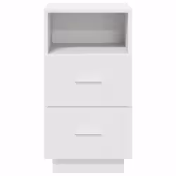 VidaXL 858578 comodino Bianco - Vista aggiuntiva 4