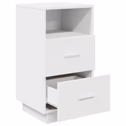 VidaXL 858578 comodino Bianco - Vista aggiuntiva 5