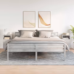 vidaXL Comodini 2 pz con 2 Cassetti Grigio Cemento 36x36x68 cm - Vista aggiuntiva 3