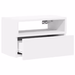 VidaXL 858596 comodino Bianco - Vista aggiuntiva 4