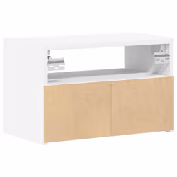 VidaXL 858597 comodino 1 cassetto/cassetti Bianco - Vista aggiuntiva 7