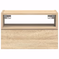 VidaXL 858601 comodino 1 cassetto/cassetti Quercia - Vista aggiuntiva 4