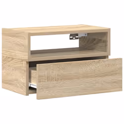 VidaXL 858601 comodino 1 cassetto/cassetti Quercia - Vista aggiuntiva 5