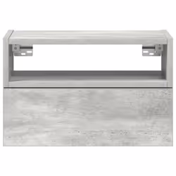 VidaXL 858603 comodino 1 cassetto/cassetti Colore cemento - Vista aggiuntiva 4