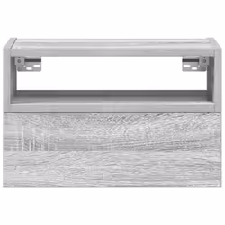 VidaXL 858607 comodino 1 cassetto/cassetti Quercia - Vista aggiuntiva 4