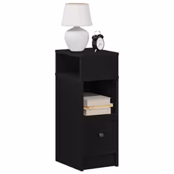 VidaXL 858616 comodino Nero