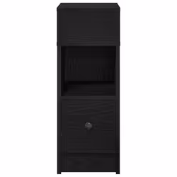 VidaXL 858617 comodino 1 cassetto/cassetti Nero - Vista aggiuntiva 4