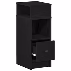 VidaXL 858617 comodino 1 cassetto/cassetti Nero - Vista aggiuntiva 5