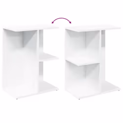 VidaXL 858650 comodino Bianco - Vista aggiuntiva 7