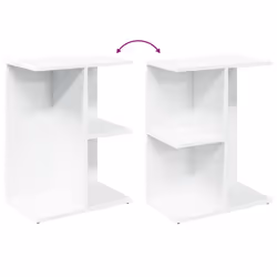 VidaXL 858651 comodino Bianco - Vista aggiuntiva 4