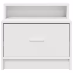 VidaXL 858668 comodino Bianco - Vista aggiuntiva 4