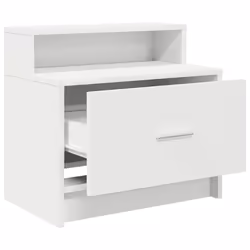 VidaXL 858668 comodino Bianco - Vista aggiuntiva 5