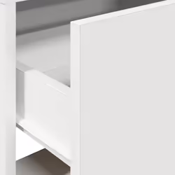 VidaXL 858669 comodino 1 cassetto/cassetti Bianco - Vista aggiuntiva 8