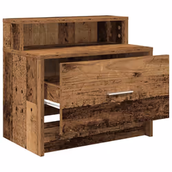 VidaXL 858683 comodino 1 cassetto/cassetti Legno - Vista aggiuntiva 5
