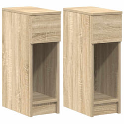 VidaXL 858700 comodino 1 cassetto/cassetti Quercia