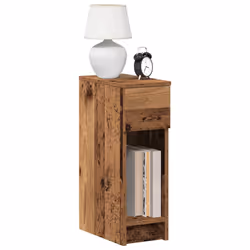 VidaXL 858710 comodino 1 cassetto/cassetti Legno - Vista aggiuntiva 2