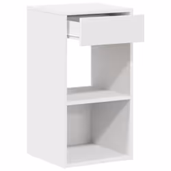 VidaXL 858714 comodino 1 cassetto/cassetti Bianco - Vista aggiuntiva 6