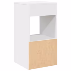 VidaXL 858714 comodino 1 cassetto/cassetti Bianco - Vista aggiuntiva 7