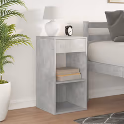 VidaXL 858719 comodino Colore cemento - Vista aggiuntiva 3
