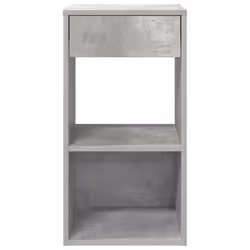 VidaXL 858720 comodino 1 cassetto/cassetti Colore cemento - Vista aggiuntiva 4
