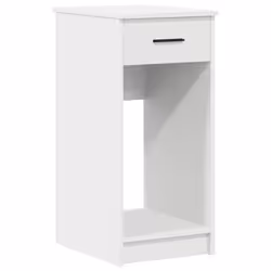 vidaXL Supporto a Torre per Computer con Cassetto Bianco 35x45x77 cm - Vista aggiuntiva 2