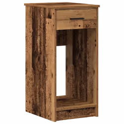 vidaXL Supporto per Computer a Torre con Cassetto Antico 35x45x77 cm - Vista aggiuntiva 2