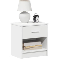 Vidaxl - Comodini 2 pz con Cassetto Bianco 39x28x41 cm