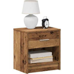 Vidaxl - Comodini 2 pz con Cassetto Legno Antico 39x28x41 cm