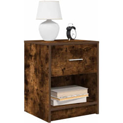 Vidaxl - Comodino con Cassetto Rovere Fumo 40x34x50 cm