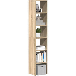 Librerie 2 pz Impilabili Rovere Sonoma 30x30x80 cm Truciolato Vidaxl 3694