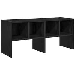 VidaXL 858841 organizzatore per conservazione da appendere Legno Nero