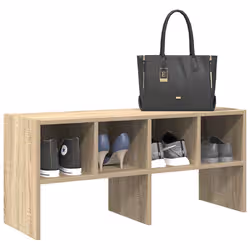VidaXL 858843 organizzatore per conservazione da appendere Legno Marrone - Vista aggiuntiva 2