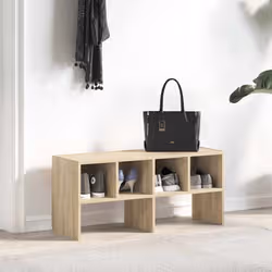 VidaXL 858843 organizzatore per conservazione da appendere Legno Marrone - Vista aggiuntiva 3